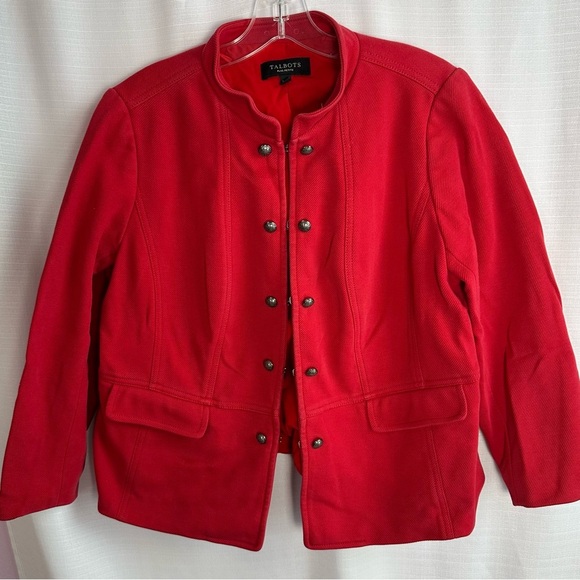Talbots women’s red jacket, size 14 plus petite - Picture 1 of 5